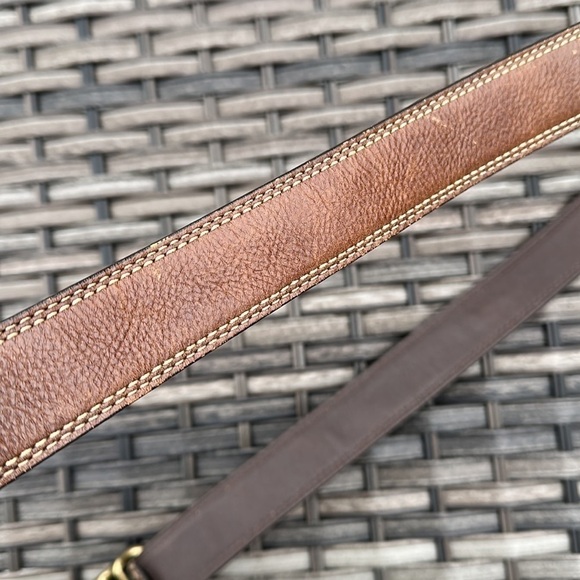 Coach Brown Leather Patchwork Cross Body Bag - Picture 13 of 17